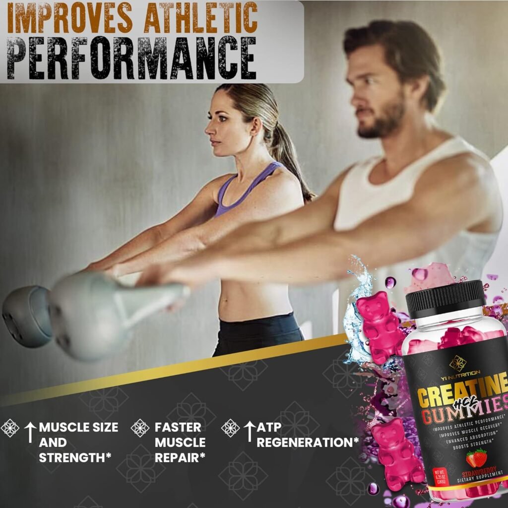 Yi Nutrition Creatine HCL Gummy - Worlds First Pre-Workout Creatine HCL Gummies!