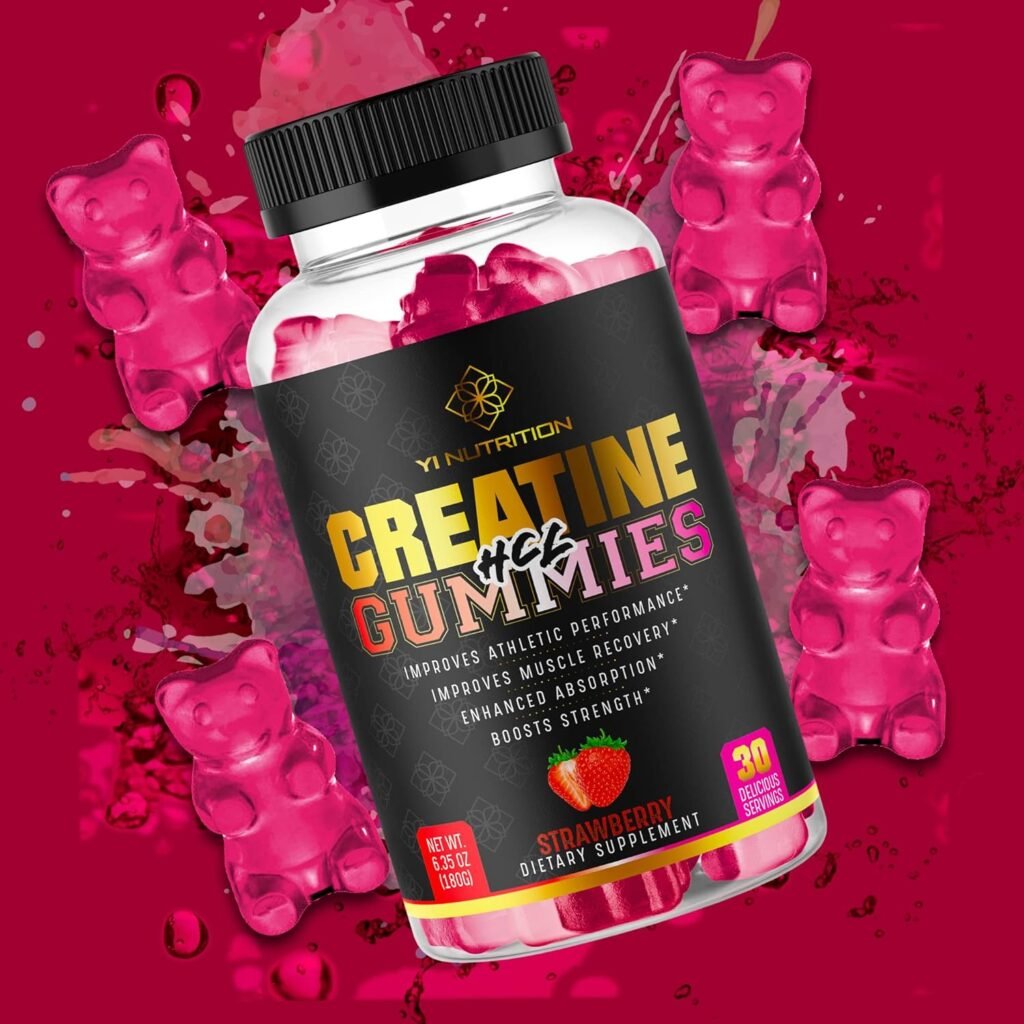 Yi Nutrition Creatine HCL Gummy - Worlds First Pre-Workout Creatine HCL Gummies!